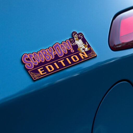 Scooby-Doo Mummy Halloween Snack Edition Laser Engraved or 3D Inlayed Car Name Badge - Image 2