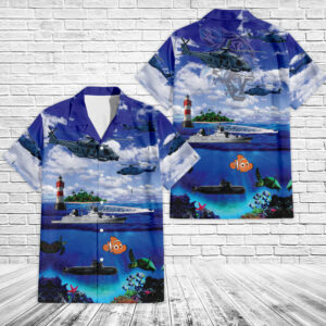 German Navy NH90 SEA TIGER Hawaiian Shirt