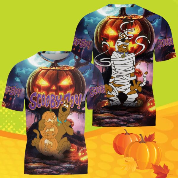 Scooby-Doo Halloween Jack-O-Lantern 3D Shirt