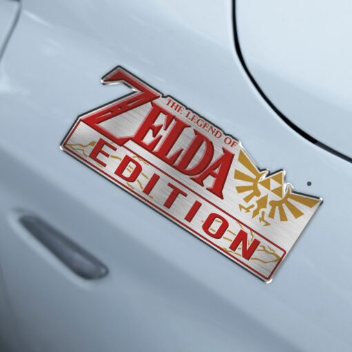 The Legend of Zelda Edition Laser Engraved or 3D Inlayed Car Name Badge - Image 3