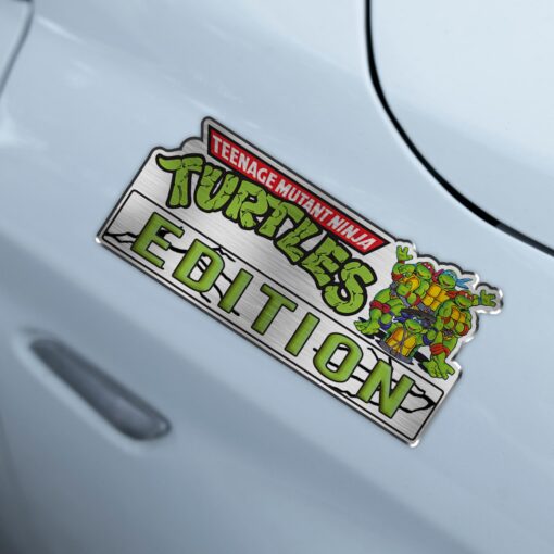 Teenage Mutant Ninja Turtles Edition Laser Engraved or 3D Inlayed Car Name Badge - Image 3