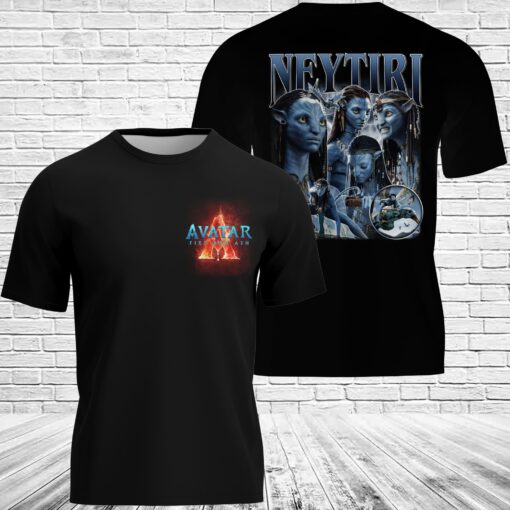 Avatar: Fire and Ash 2025 Neytiri 3D T-Shirt
