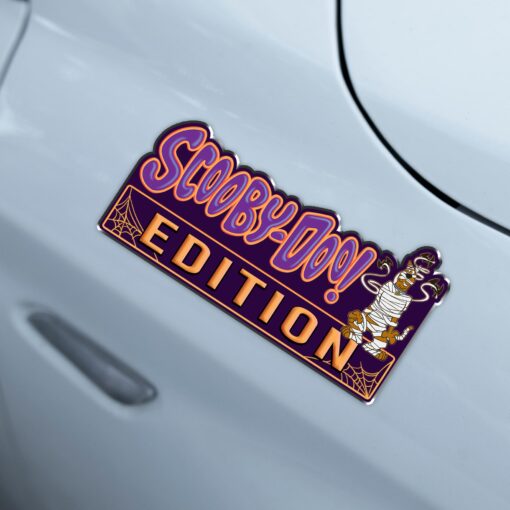 Scooby-Doo Mummy Halloween Snack Edition Laser Engraved or 3D Inlayed Car Name Badge - Image 3