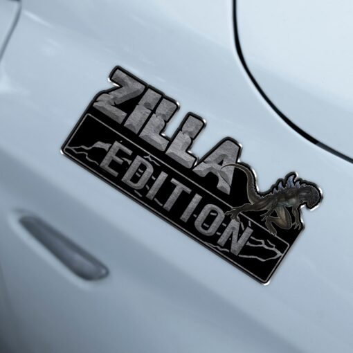 Zilla (TriStar) Edition Laser Engraved or 3D Inlayed Car Name Badge - Image 3