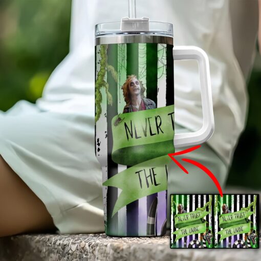 Beetlejuice 40oz Stanley Tumbler - Image 4