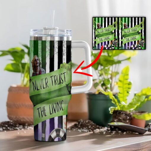 Beetlejuice 40oz Stanley Tumbler - Image 5