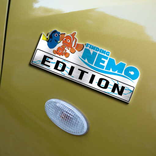 Finding Nemo Edition Laser Engraved or 3D Inlayed Car Name Badge - Image 3