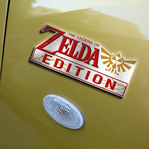 The Legend of Zelda Edition Laser Engraved or 3D Inlayed Car Name Badge - Image 4