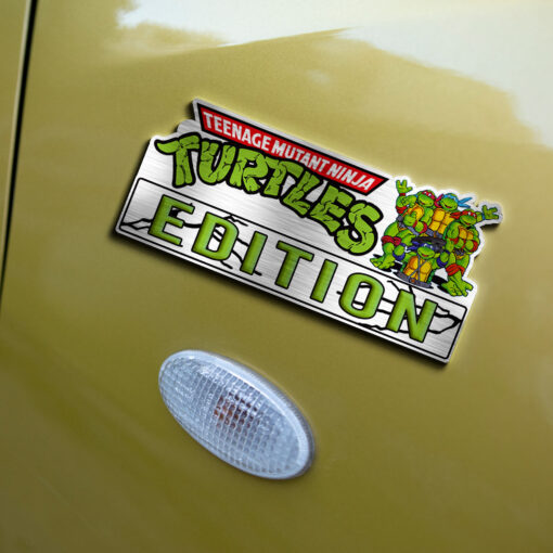 Teenage Mutant Ninja Turtles Edition Laser Engraved or 3D Inlayed Car Name Badge - Image 4