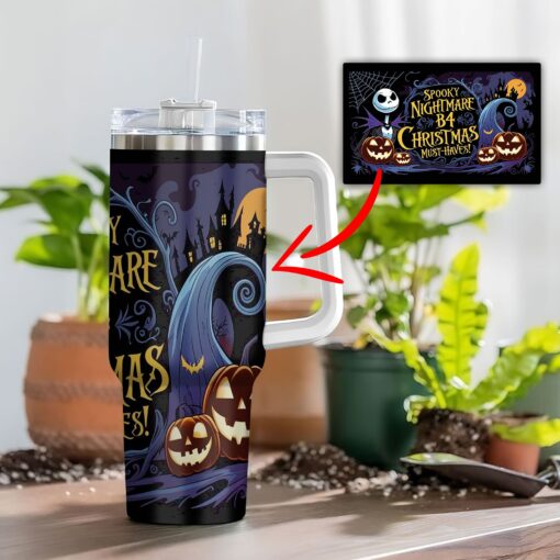 The Nightmare Before Christmas Version 2 40oz Stanley Tumbler - Image 5