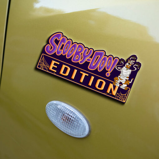 Scooby-Doo Mummy Halloween Snack Edition Laser Engraved or 3D Inlayed Car Name Badge - Image 4
