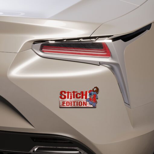 Baseball Stitch Edition Laser Engraved or 3D Inlayed Car Name Badge - Image 5