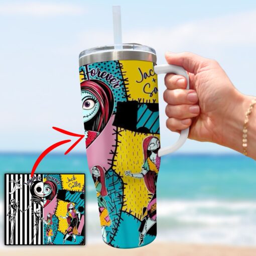 Jack and Sally The Nightmare Before Christmas Version 1 Stanley Tumbler