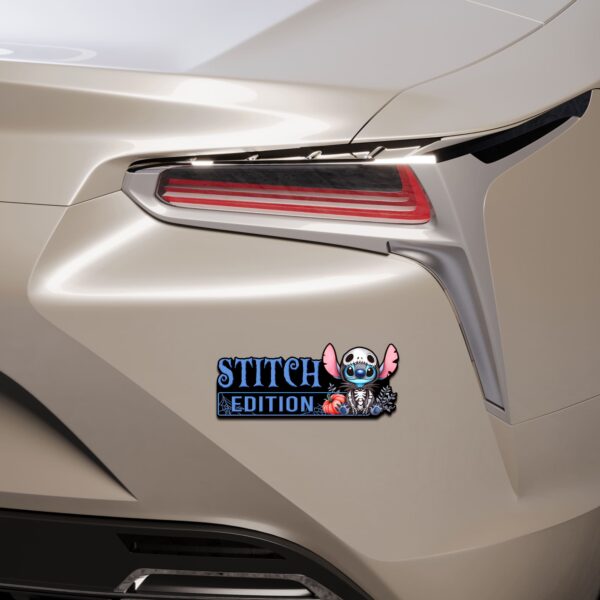 Stitch as Jack Halloween Version 2 Edition Laser Engraved or 3D Inlayed Car Name Badge - Image 5