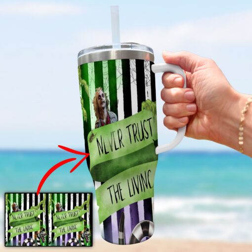 Beetlejuice 40oz Stanley Tumbler - Image 6