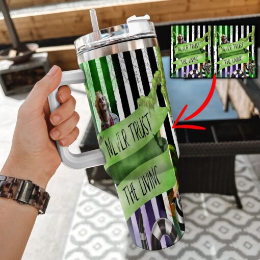 Beetlejuice 40oz Stanley Tumbler - Image 7