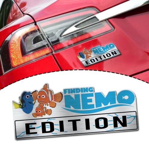 Finding Nemo Edition Laser Engraved or 3D Inlayed Car Name Badge