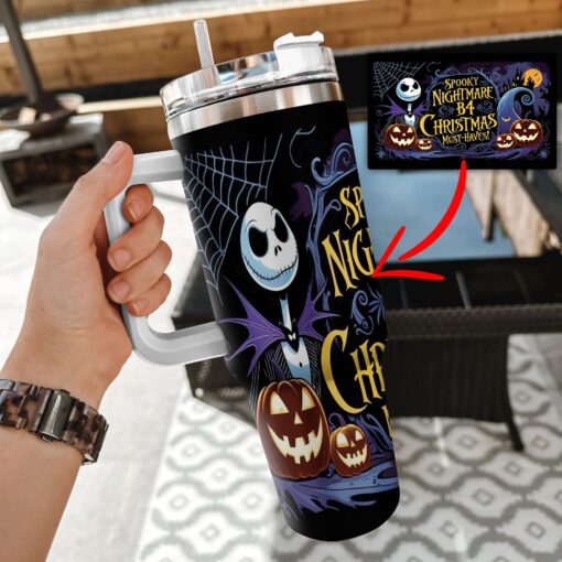 The Nightmare Before Christmas Version 2 40oz Stanley Tumbler - Image 7