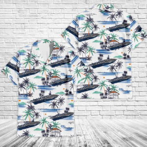 US Navy USS Carl Vinson (CVN-70) Hawaiian Shirt Version 2