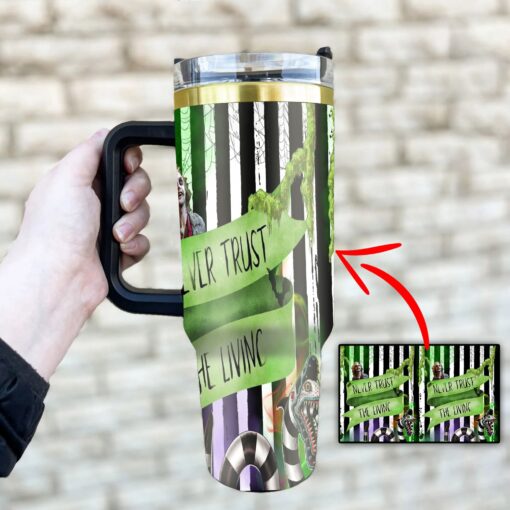 Beetlejuice 40oz Stanley Tumbler - Image 8
