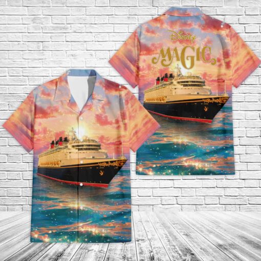 Disney Cruise Line Disney Magic Cruise Ship Hawaiian Shirt