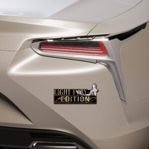 Alternative view of Light Fury Edition Laser Engraved Car Name Badge
