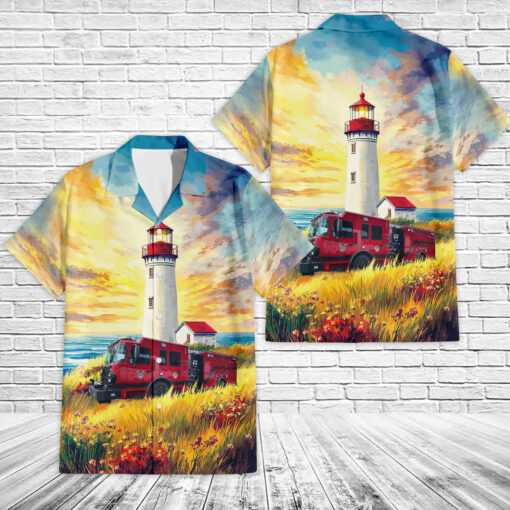 Garden City Fire Department Hawaiian Shirt version 2
