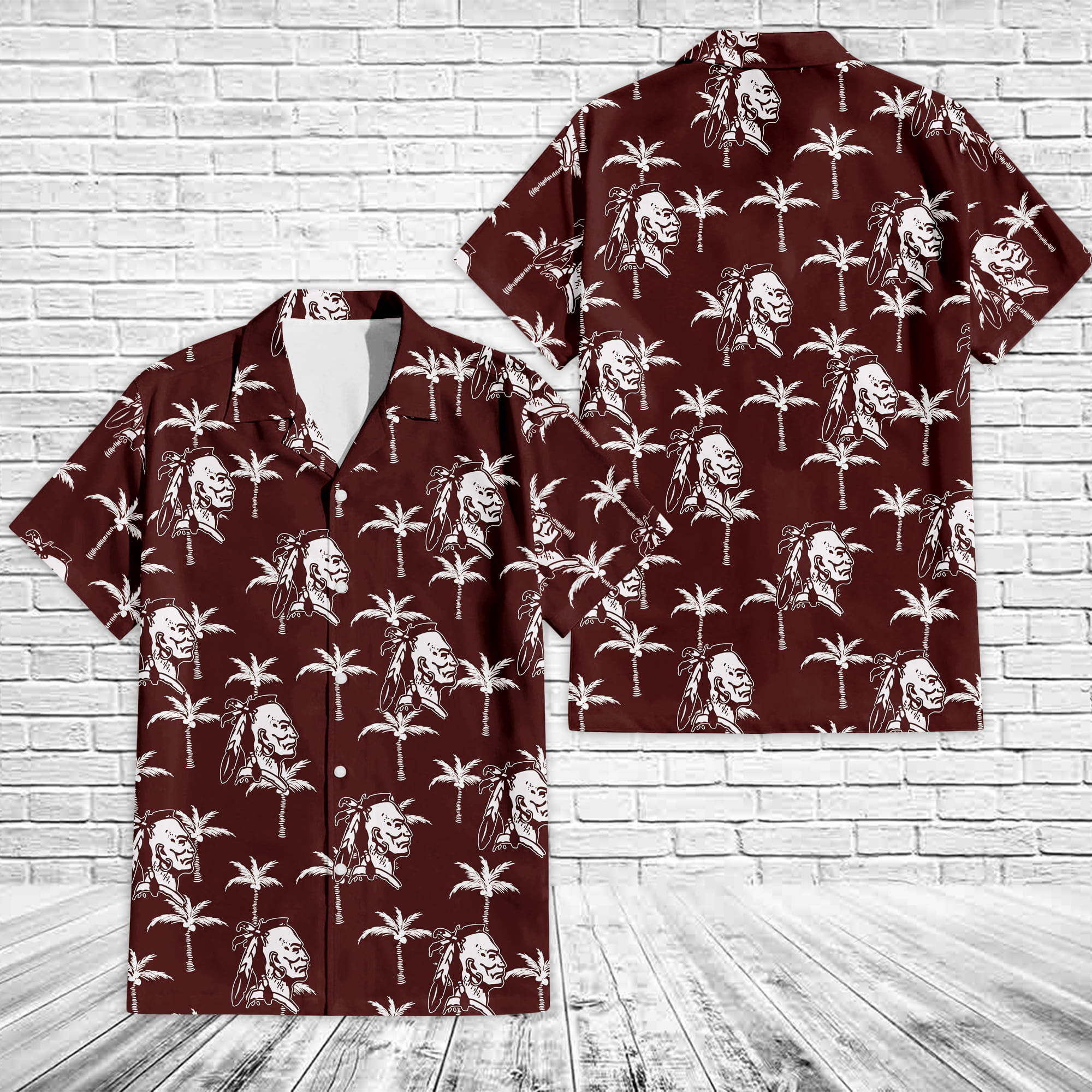 Bay Shore Fire Dept Long Island, NY Hawaiian Shirt Version 3