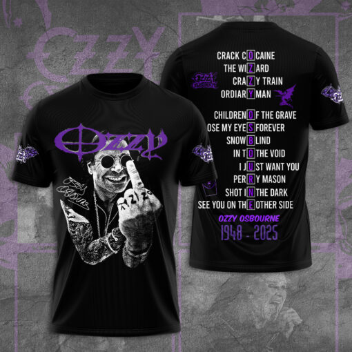 Ozzy Osbourne 3D Apparel – THK1469