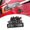 Toothless Edition Laser Engraved Car Name Badge Version 3