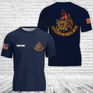 Personalized US Coast Guard Smokies of the Sea ODU 3D Shirt