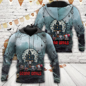 Squad Goals Horror Halloween 3D Apparel