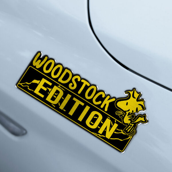 Woodstock Edition Laser Engraved Car Name Badge - Image 4
