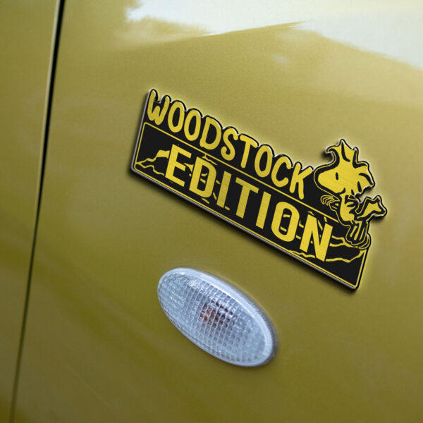 Woodstock Edition Laser Engraved Car Name Badge - Image 5