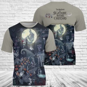 The Nightmare Before Christmas Halloween 3D Shirt