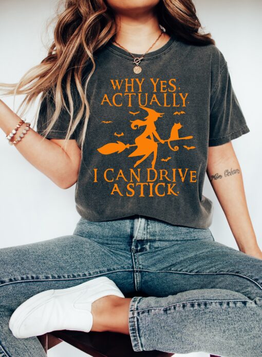 Yes I Can Drive A Stick Shirt - Image 3