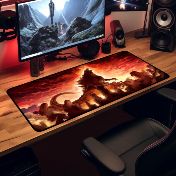 Godzilla LED Desk Mat