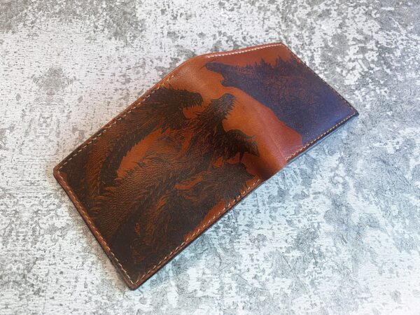 Godzilla Ghidorah Leather Wallet - THK1864 - Image 2