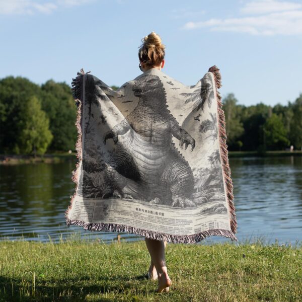 Godzilla Movie Woven Blanket - Image 2
