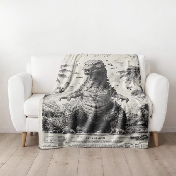 Godzilla Movie Woven Blanket - Image 4