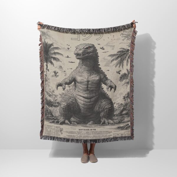 Godzilla Movie Woven Blanket - Image 7