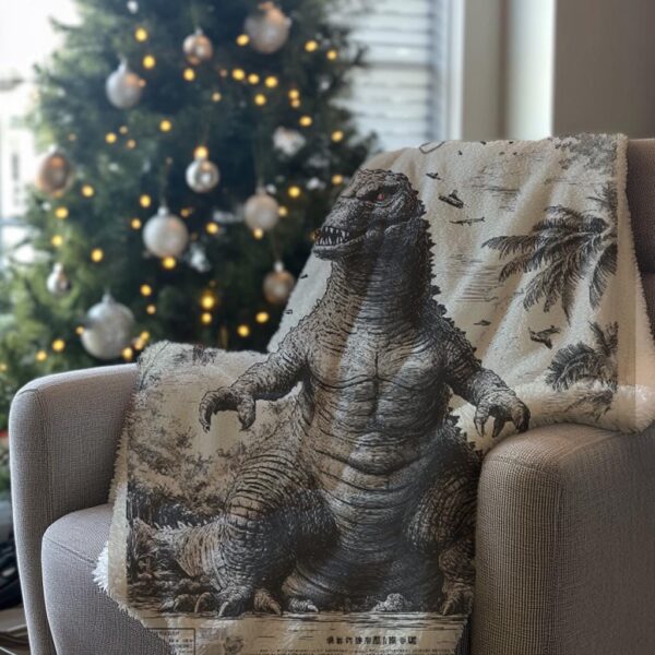 Godzilla Movie Woven Blanket - Image 5