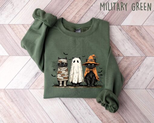 Black Cat Pumpkin Sweatshirt