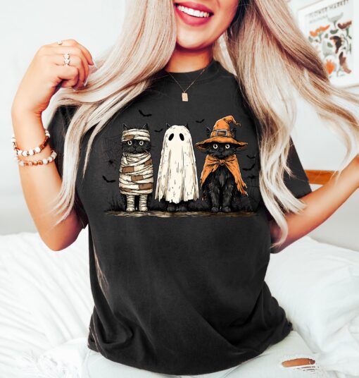 Black Cat Pumpkin Sweatshirt - Image 5