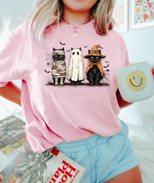 Black Cat Pumpkin Sweatshirt - Image 4