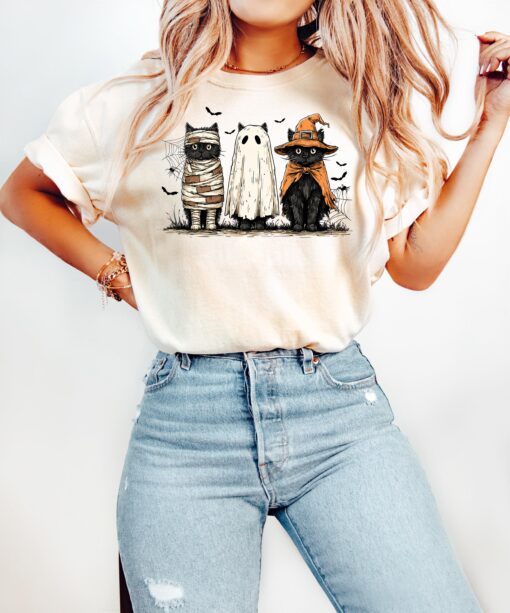 Black Cat Pumpkin Sweatshirt - Image 3
