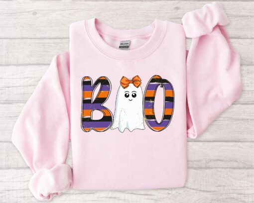 Cute Ghost Boo Halloween Sweatshirt