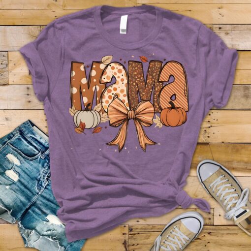 Mama Pumpkin Leopard Shirt - Image 2
