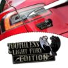 Toothless And Light Fury  Edition Laser Engraved or 3D Inlayed Car Name Badge