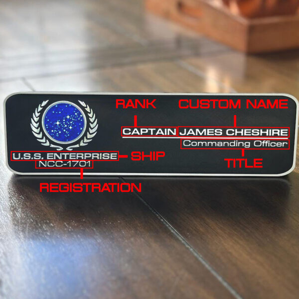 Star Trek Federation Personalized Sign - Image 4